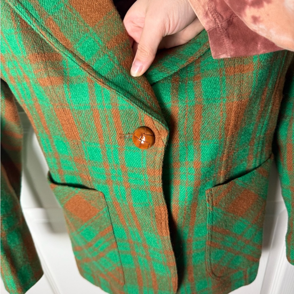 Smythe Patch Pocket Birkin Blazer in Kelly Green 4 - Picture 3 of 8